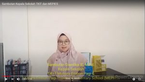 Sambutan Kepala Sekolah Mutiara Embun Pagi