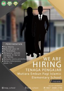 Lowongan Pekerjaan Yayasan Mutiara Embun Pagi
