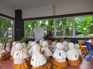 model pembelajaran sentra TK IT Mutiara Embun Pagi