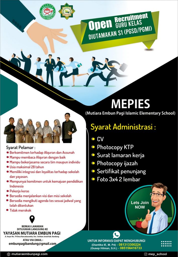 Lowongan Guru MEPIES